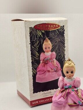 Hallmark madame Alexander Cinderella Christmas ornament doll princess doll